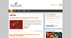 Desktop Screenshot of hackandtinker.net