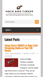 Mobile Screenshot of hackandtinker.net